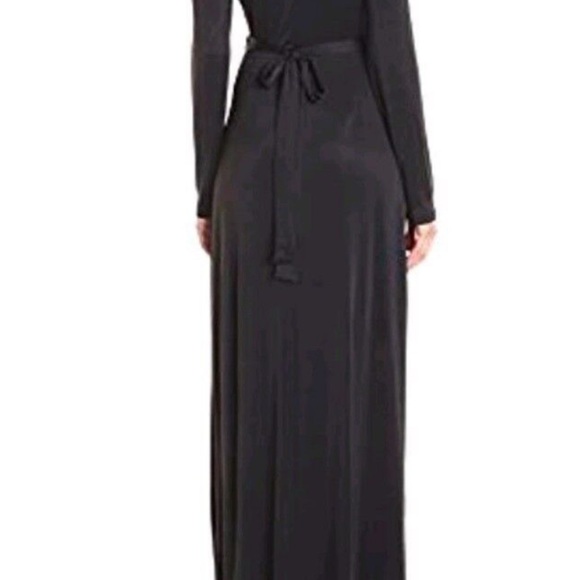 BCBGMAXAZRIA BLACK ‘PEARL’ MAXI DRESS - Picture 4 of 5